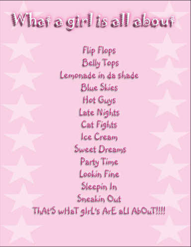 Girls Myspace Comments