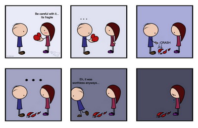 Broken Heart Myspace Comments