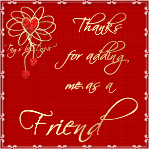 thanks for the add green thanks for the add green
