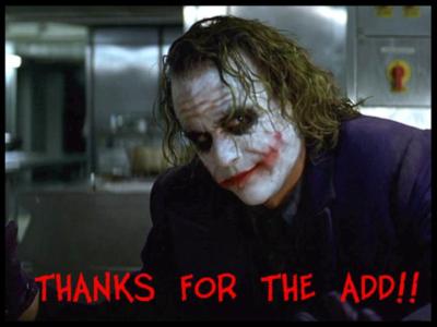 Thanks for the Add Myspace Comments